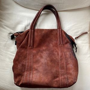 Authentic Maison margiela suede tote/ crossbody bag